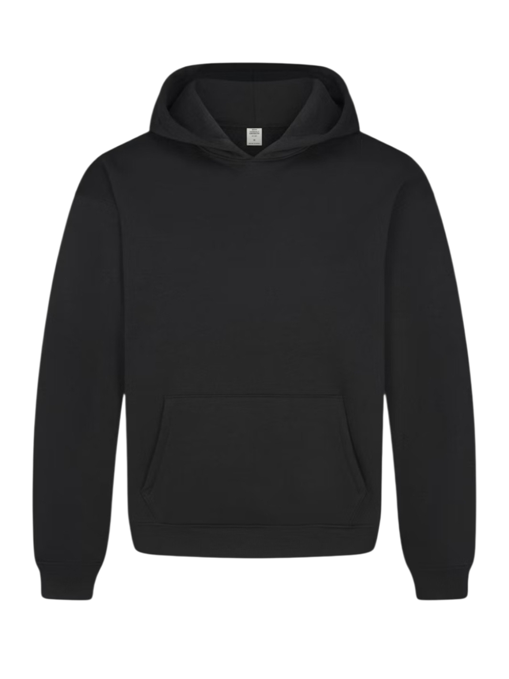 SKIMS Men Black Fleece Lounge Relaxed Pullover Hoodie M